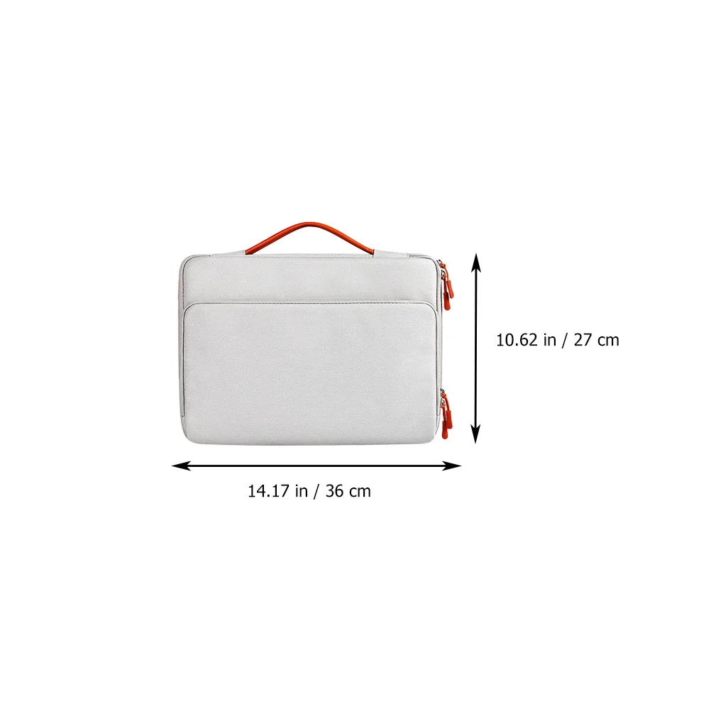

1pc Fashion Laptop Sleeve Bag Waterproof Scratch-Resistant Portable Computer Handbag Layer Design Mouse Travel Business