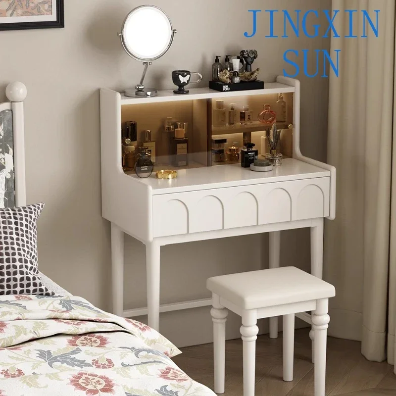 Bedroom White And Black French Cream Style Makeup Table Makeup Vanities Makeup Vanity Dressing Table Vanity Desk Dresser