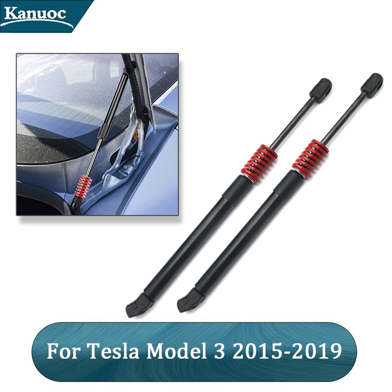 

2Pcs/set For Tesla Model 3 2015-2019 Car Rear Trunk Struts Gas Springs Shocks Hood Lift Rod Supports Shock Auto Accessories