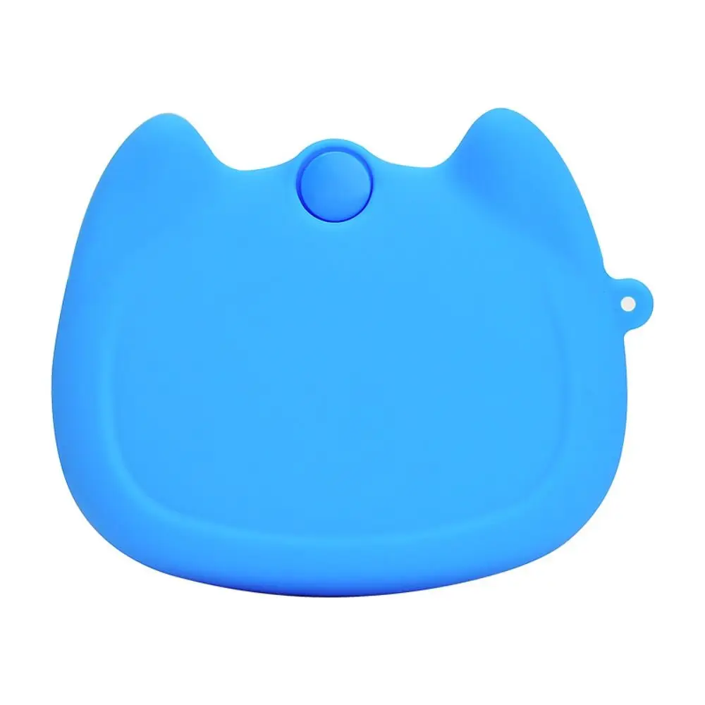 

Cartoon Cat Silicone Retainer Case Drain Holes Soft Mouth Guard Container Portable Orthodontic Brace Denture Storage Box