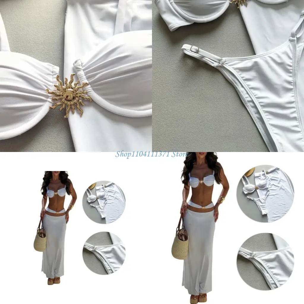 Les femmes P9FC poussent les maillots bain rembourrés maillot