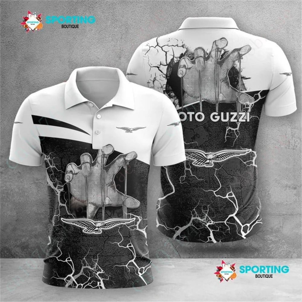 

Moto Guzzi Polo Shirts And Blouses Harajuku Short Sleeve Unisex Clothing Breathable Tee Casual Golf Wear Anime T Shirt For Men