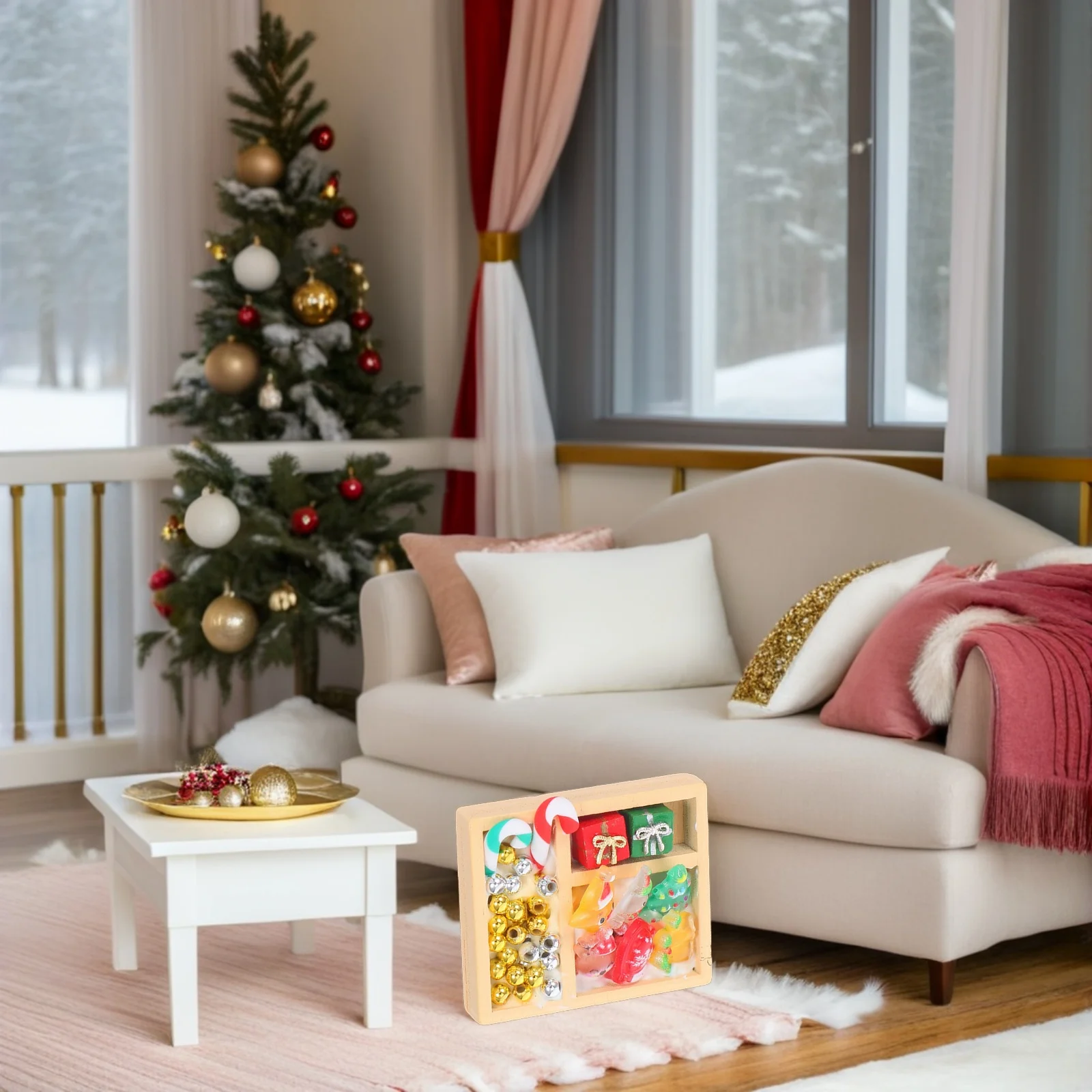 

2 шт. праздничные украшения аксессуары кукольный домик конфетный орнамент мини сладкая имитация для кукольных домиков крошечная модель