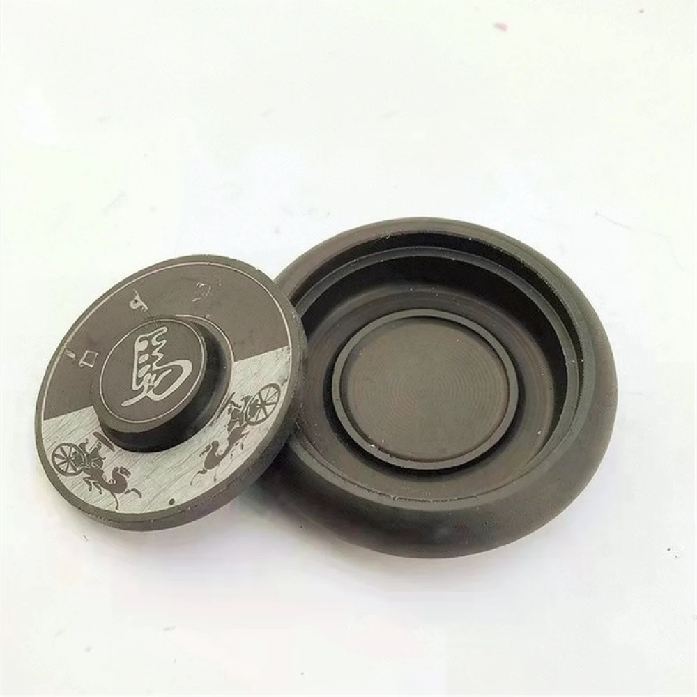 Professional Inkstone For Yushuihu Calligraphy Essential Creative Stone Design With Lid Moisture Lock Writing Practice