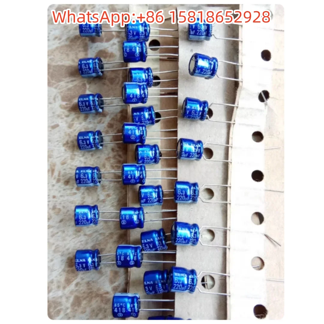 

20 шт. 6.3V220UF RC2 Размер: 6X7 мм ELNA Inah Blue Robe Аудиоэлектролитический конденсатор