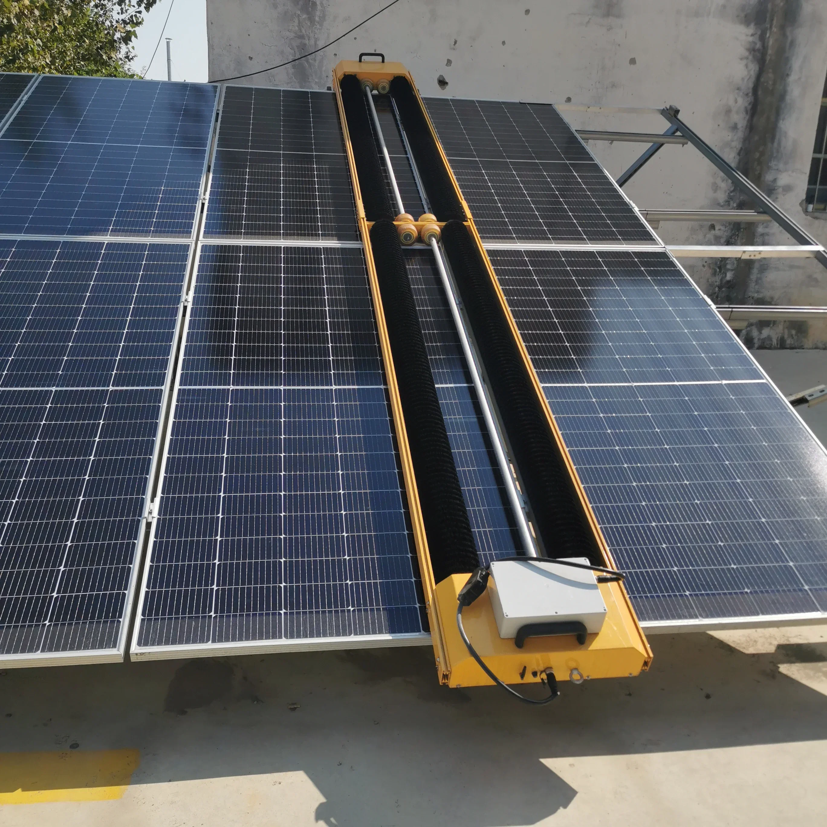 전기 창 청소 브러시 기계, 태양 광전지 패널 클리너, 익스텐션 텔레스코픽 폴