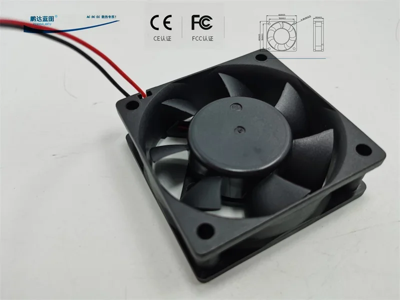 pa Blueprint 6020 Double Ball Bearing 6cm 24V 0.03a Mute Variable Frequency Cooling Fan60*60*20MM