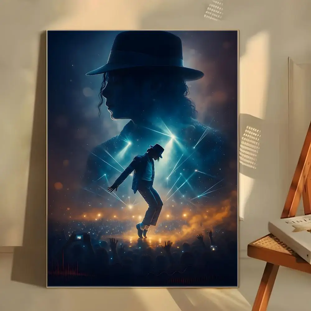 Sänger M-Michael Singer Jackson Poster, selbstklebender Kunst-Aufkleber aus wasserfestem Papier, Kaffeehaus, Bar, Zimmer, Wanddekoration – Detail 9
