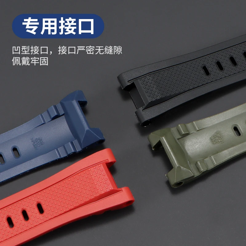 Силиконовый ремешок для часов, совместимый с моделями серии Casio G-SHOCK: GST-W300G, S130, S310, B100, 400G