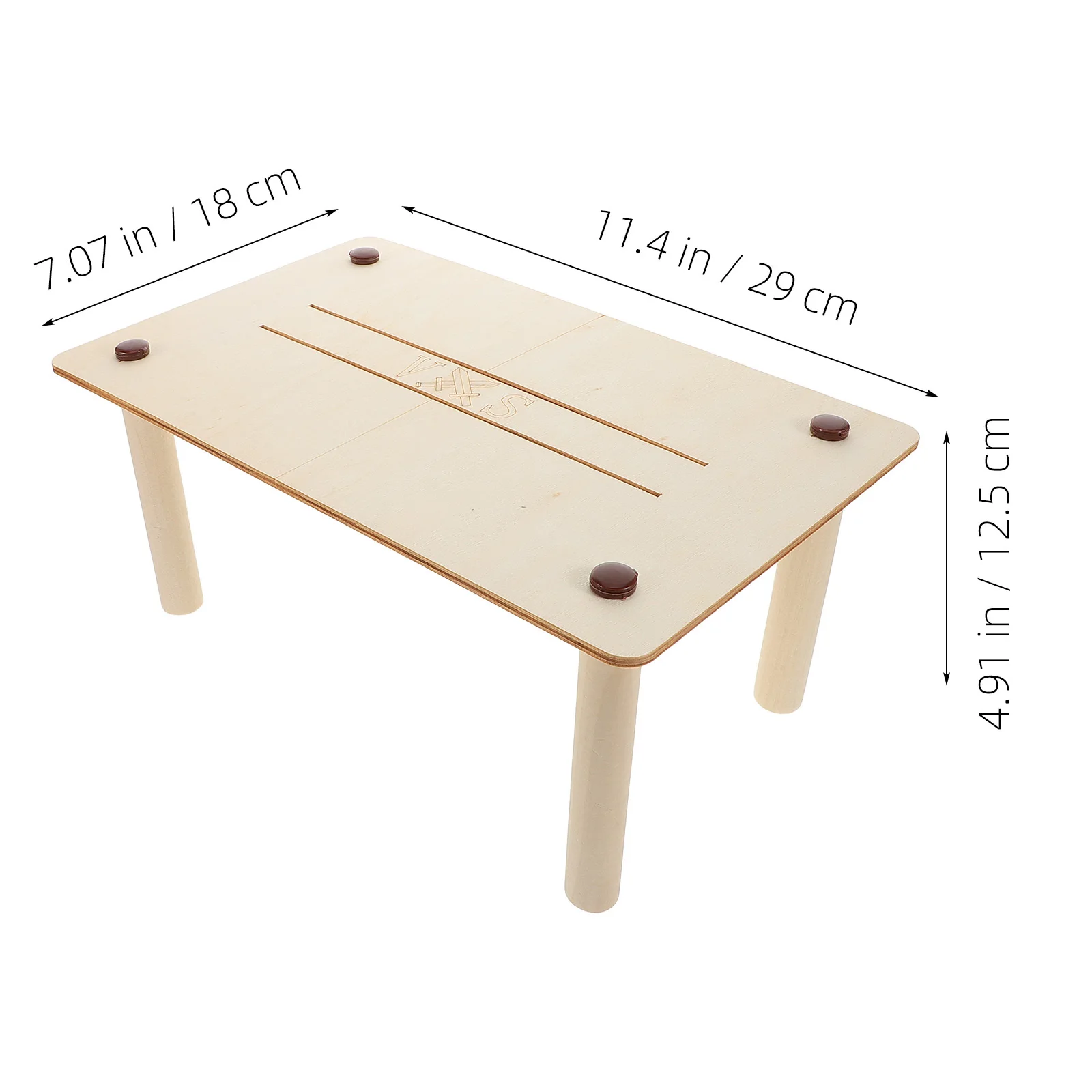 โต๊ะต่อสู้ไม้สำหรับสัตว์เล็ก แท่นกันน้ำพร้อมบันได เหมาะสำหรับแฮมสเตอร์ กระรอก ชินชิลล่า ที่อยู่อาศัยสัตว์เลี้ยง