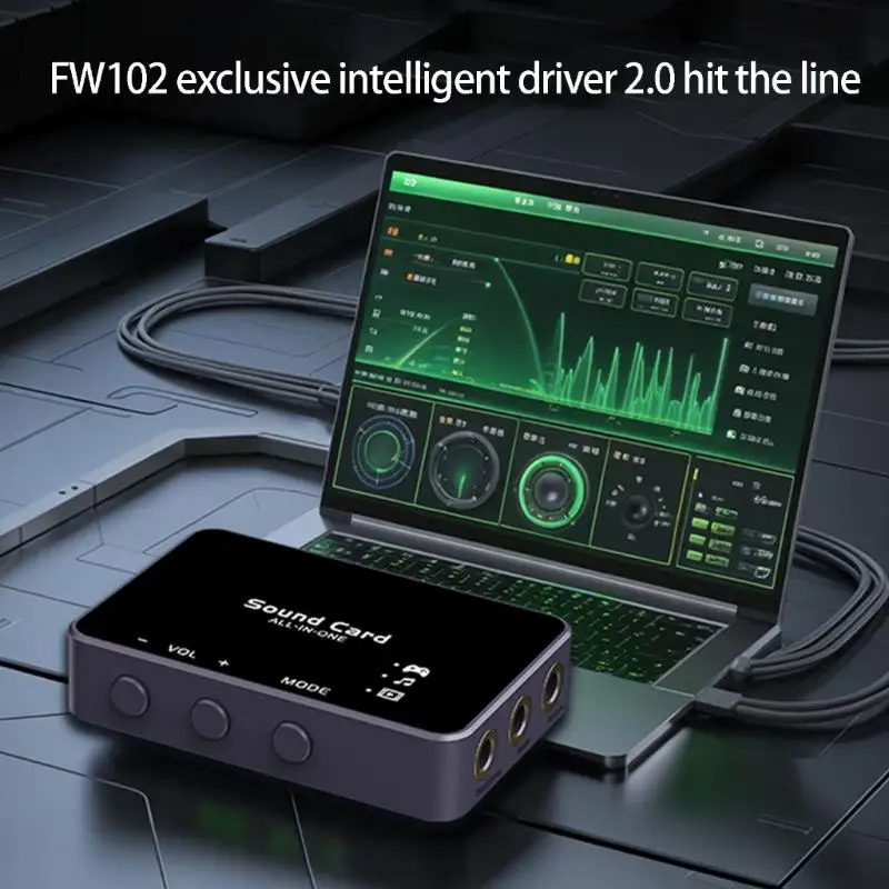 

Аудиоадаптер USB типа C высокого разрешения с настройкой эквалайзера для студийной записи и игровой звуковой карты D2RC