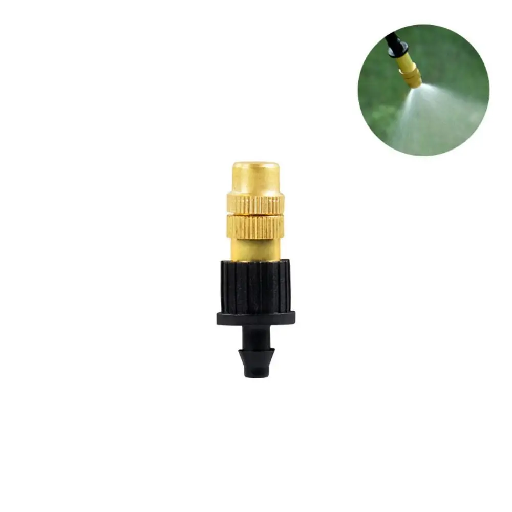 

Garden Supplies Cooling Misting Nozzle Dedusting Copper Spray Sprinkler Micro Adjustable Sprayers Spray Sprinkler