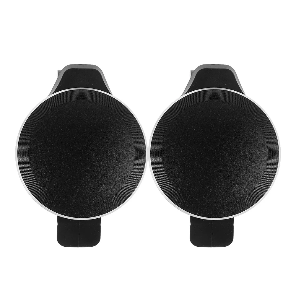 

2Pcs Car Visor Glasses Clip Aluminum Alloy Sunglasses Holder Auto Glasses Clip Compact Convenient Car Organizer