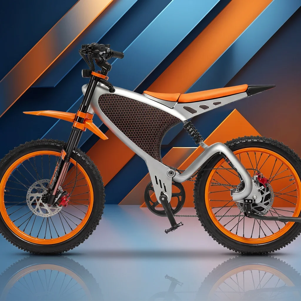 2026 Newest Off-Road Power-Assisted Dirt EBike 48V 1200W 60km/h Adult Fast Electric Bicycle All Terrain Electric Mountain Bike