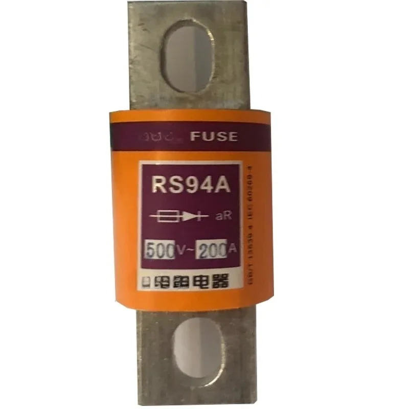 Быстродействующий Предохранитель RS94A 160A 200A с круглой трубкой болтового типа