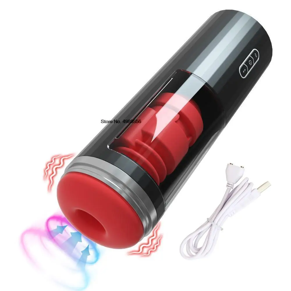 

Automatic Men's Masturbator Masturbate for Adults Adult Supplies Sextoy Male Auxiliary Equipment Vibrating Massager Telescopic