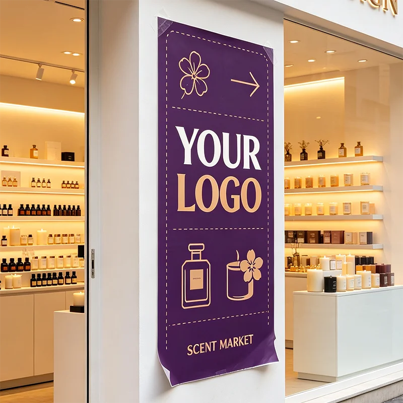 Perfume Fragrance Logo - Any Size 100cm Custom Sticker Add