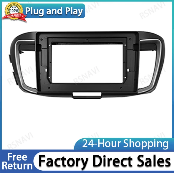 Car Radio Facia Frame For Honda Accord 2013-2017 Fitting Kit Adaptor Surround Panel Plate Radio Panel Mounting Frame