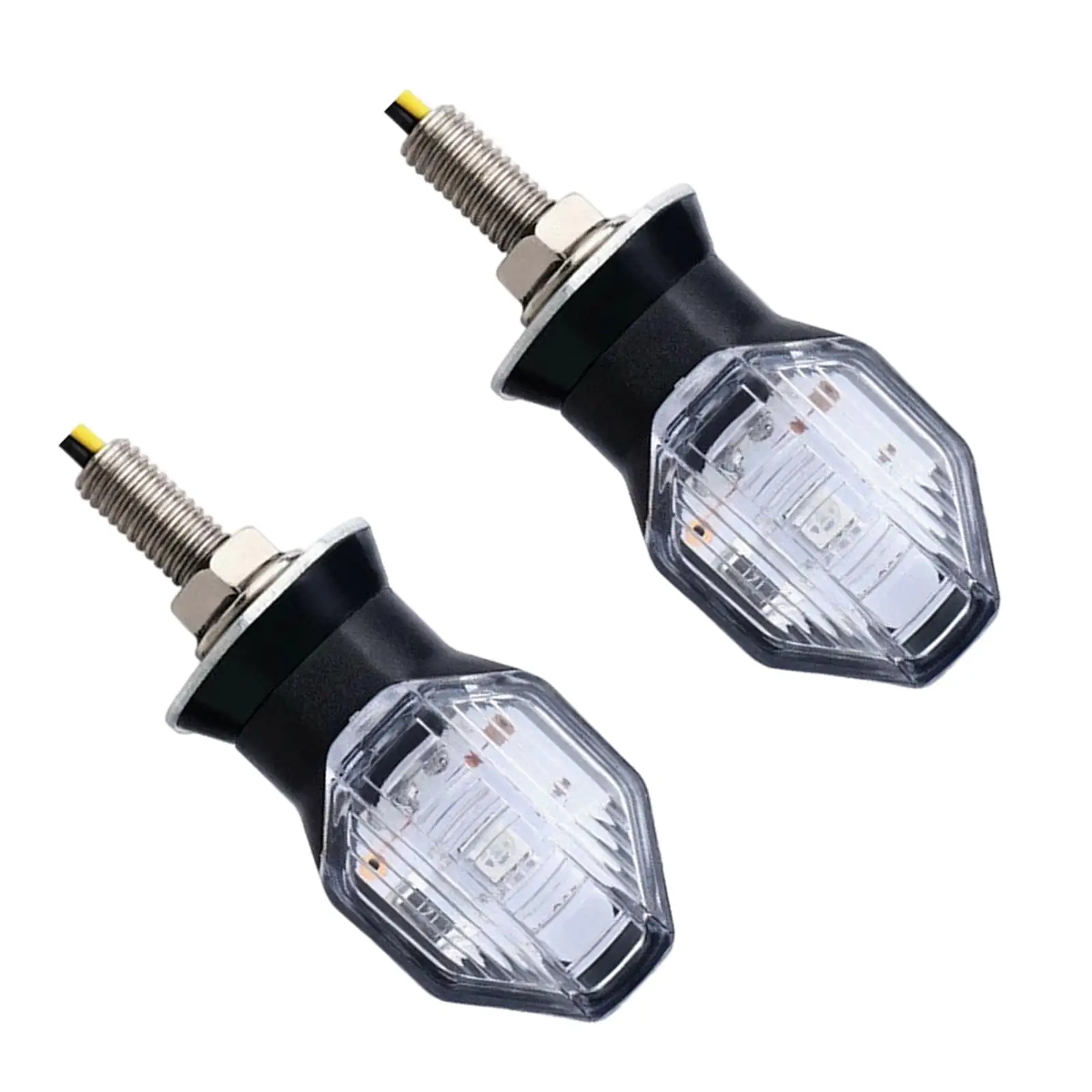 2 Pieces Motorcycle LED Turn Signal Indicator Parts Tail Rear Blinker Sequential Lamp for Honda RS150R Wave Alpha 110i 125i