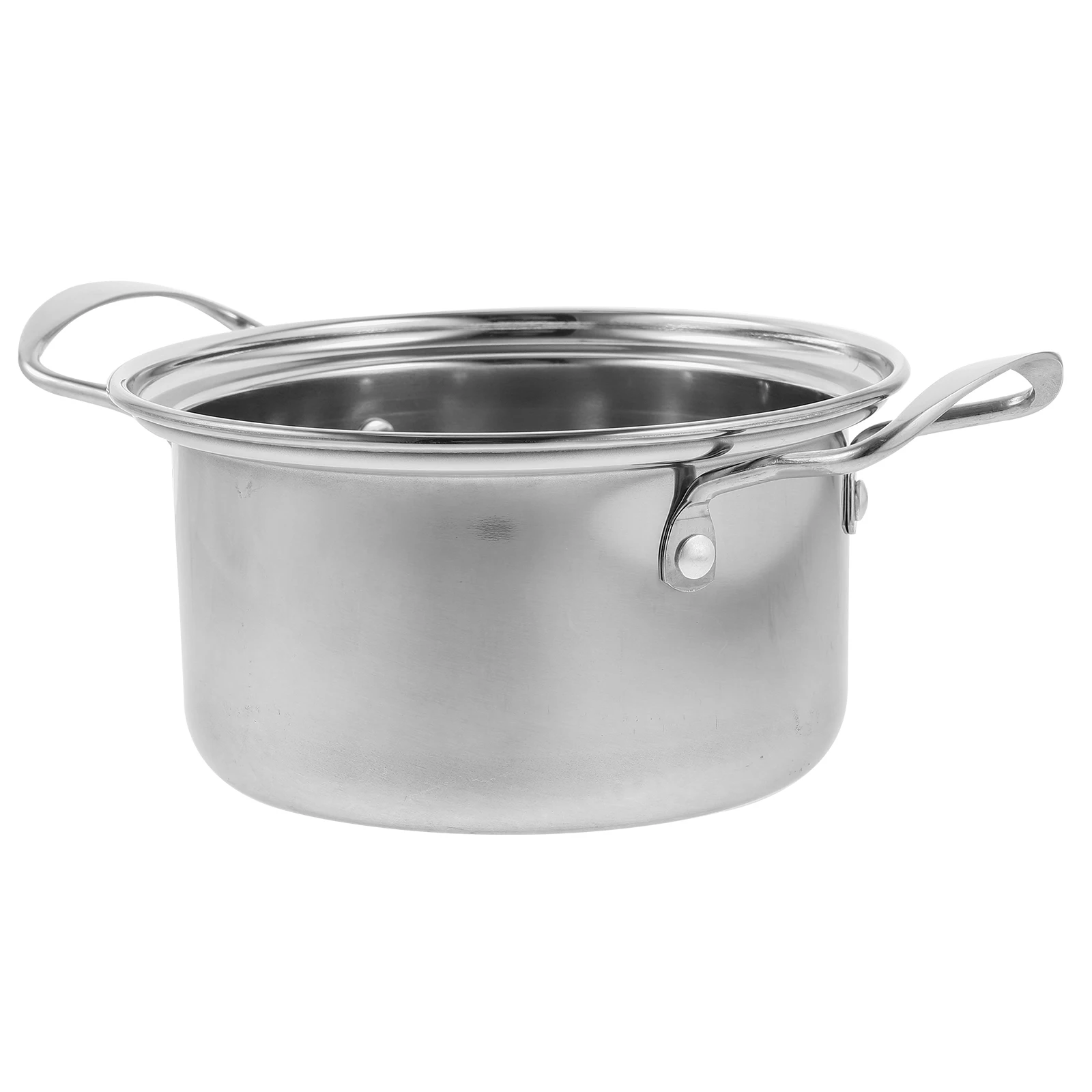 

Small Hot Pot Soup Kitchen Ramen Stainless Steel Cooking Cooker Individual Noodle Stock Reusable Steam Strainer