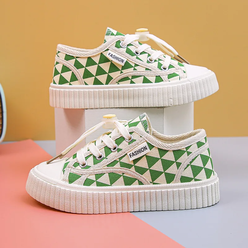 

Fashion Children Shoe Versatile Canva Shoe 2025spring Autumn New Boy Shoe Flat Casual Shoes Simple Girl Shoes Comfort Baby Shoes