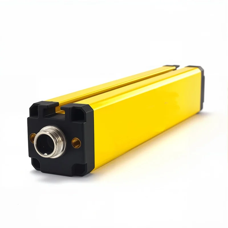 Mujia Safety Photoelectric Curtain Sensor Crossfire Mode 13mm Resolution 25mm Optical Axis Spacing 10-30V 0.2-3m Sensing Range