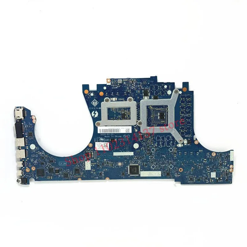 For HP 15-DH L97098-601 L97098-001 With SRH8Q I7-10750H CPU Mainboard GPC54 LA-J662P Laptop Motherboard N18E-G0-A1 100%Tested OK