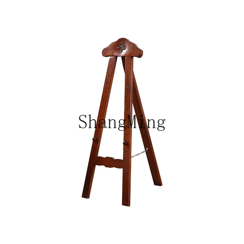 

FG solid wood mobile sketch display stand portable adjustable sketch painting stand