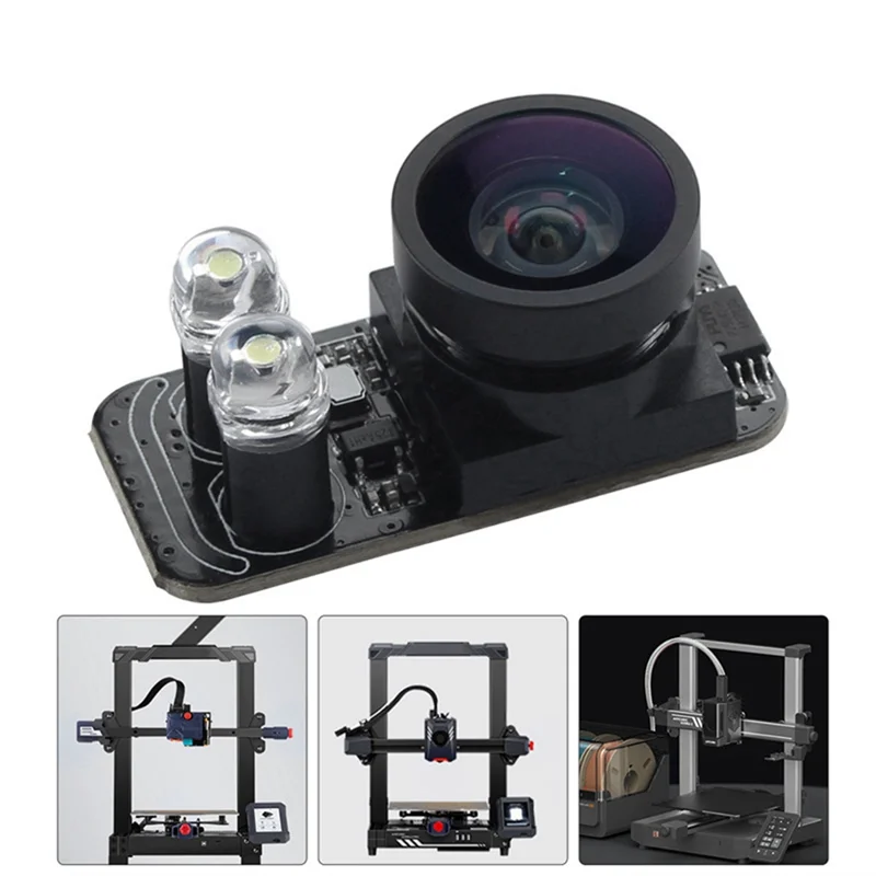 

-ABAB Camera Kit For Anycubic For Kobra 3 Real-Time Monitoring Replacement Part 3D Printer For Kobra 3/K3C/K3MC/K3M
