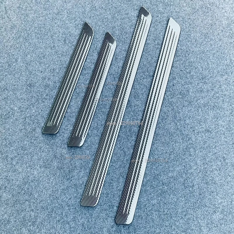 For Toyota Prius 60 Series 2023 2024 Stainless Stee Car Doors Sill Plates Cover Trim l Door Sill Pedal Sticker Car Accessories