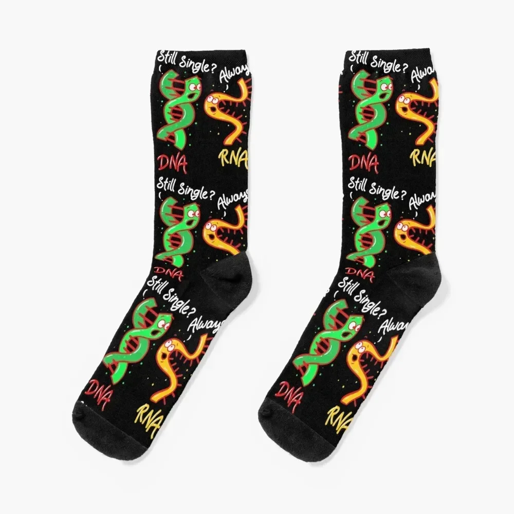 

Biology Genetics DNA RNA Single Gift Socks Stockings compression custom sports Mens Socks Women's