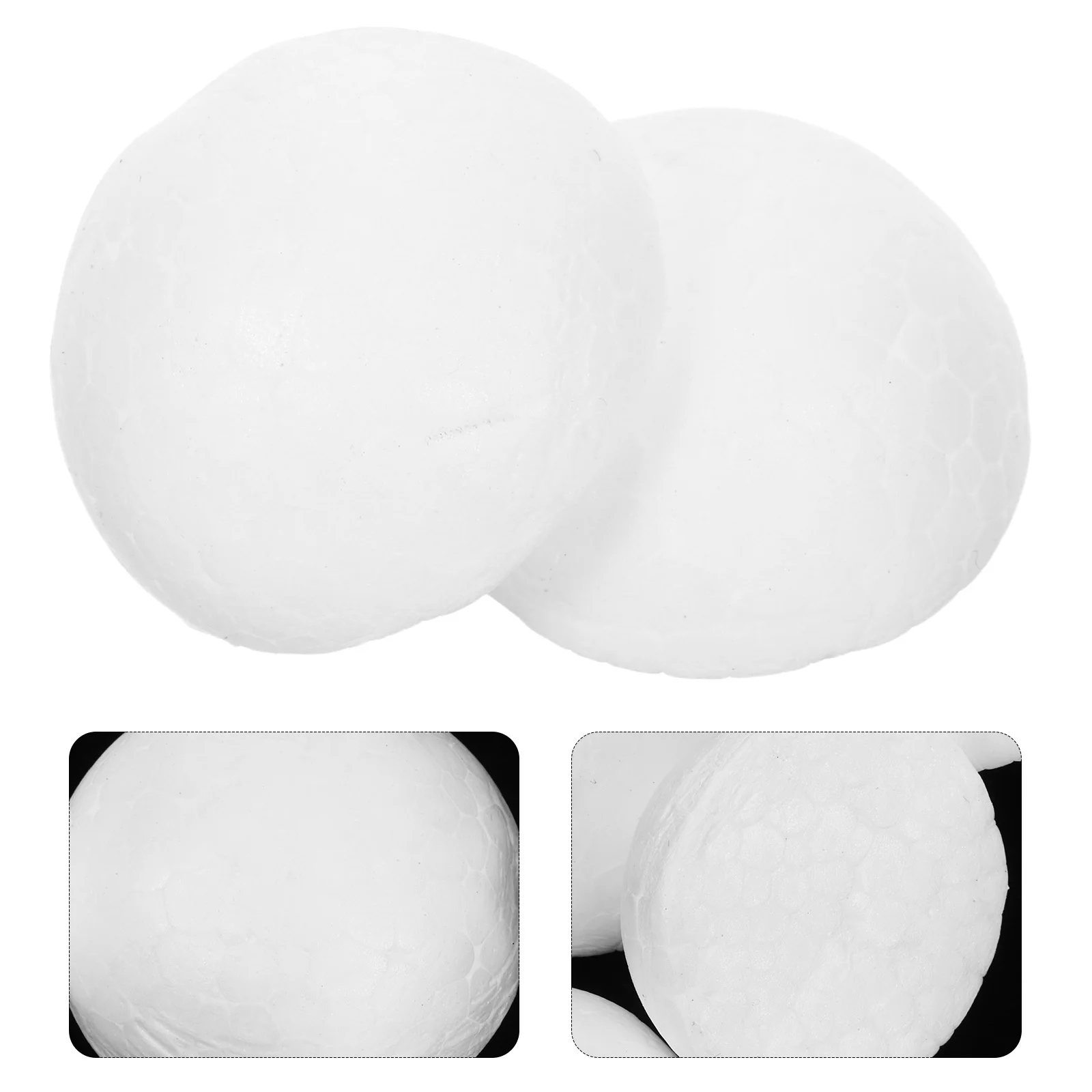 

200 pcs Foam Semicircle Balls Half Round Craft Ornament For Diy Painting Coloring Glue Decor Holiday Christmas New Year