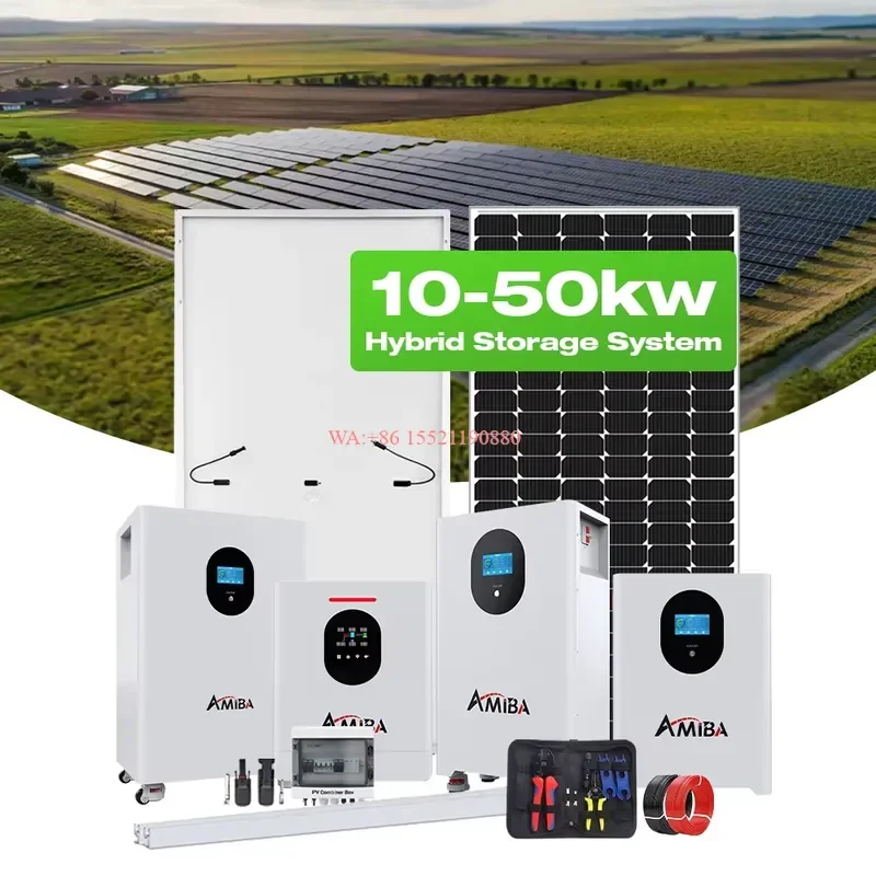 WMWMNU for Solar Photovoltaic Energy Kit On-grid 3Phase Hybrid off Grid 3kw 5kw 10kw MPPT 25kw Complete Solar System Home