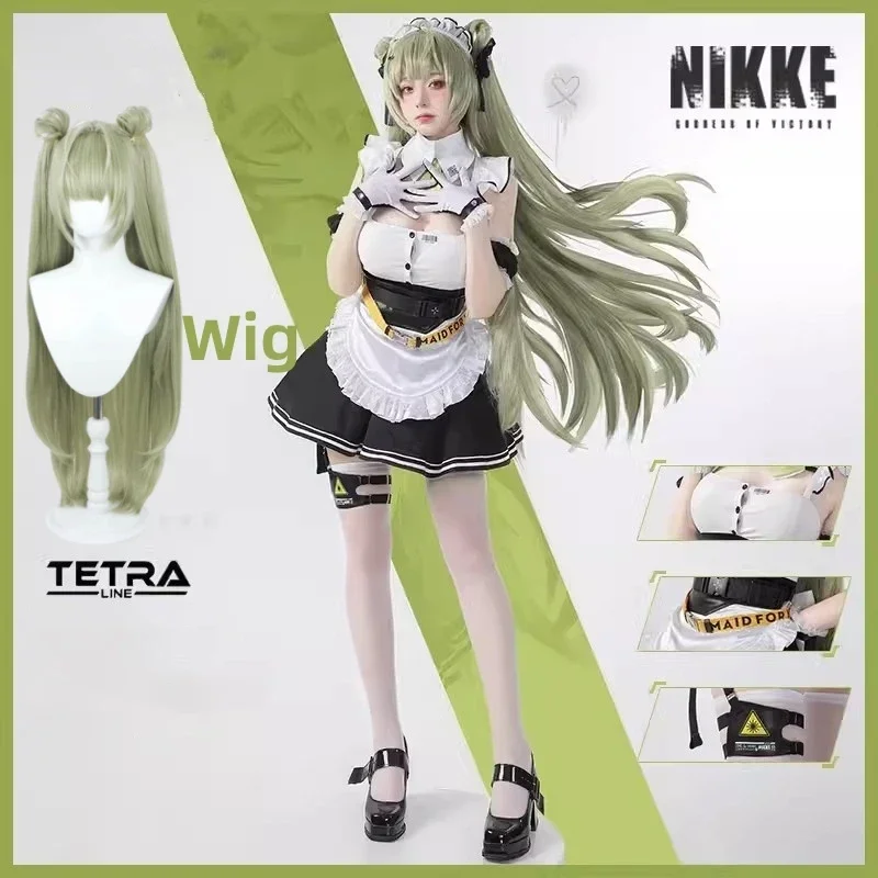 

Nikke The Goddess Of Victory Soda Cosplay Costume Game Nikke Sexy Maid Uniform Costumes Wig Halloween Carnival Suit