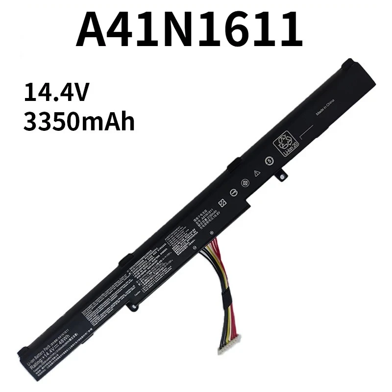 14.4V A41N1611 Laptop Notebook Battery For ASUS ROG GL553 GL553VD GL553VE GL553VW Series A41LK5H A41LP4Q 0B110-00220200