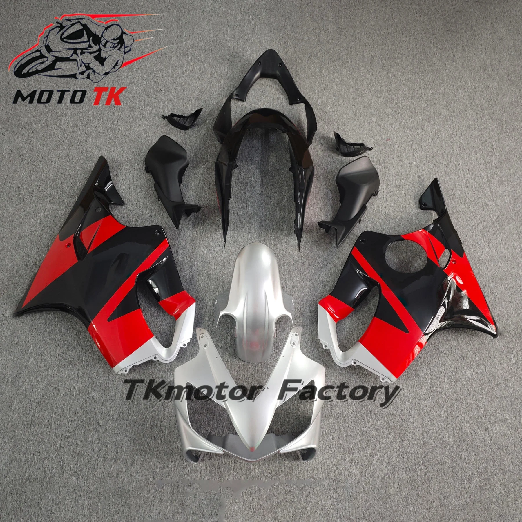 Customize Motorcycle Injection Fairings kit For HONDA CBR600 F4I 2004 2005 2006 2007 cbr600f 04 05 06 07 Black Fairing Body Kits