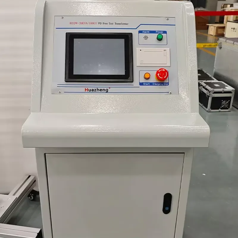 20kVA High Accuracy Non-Partial Discharge Power Frequency Withstand Voltage System 100kV PD Free Test Transformer