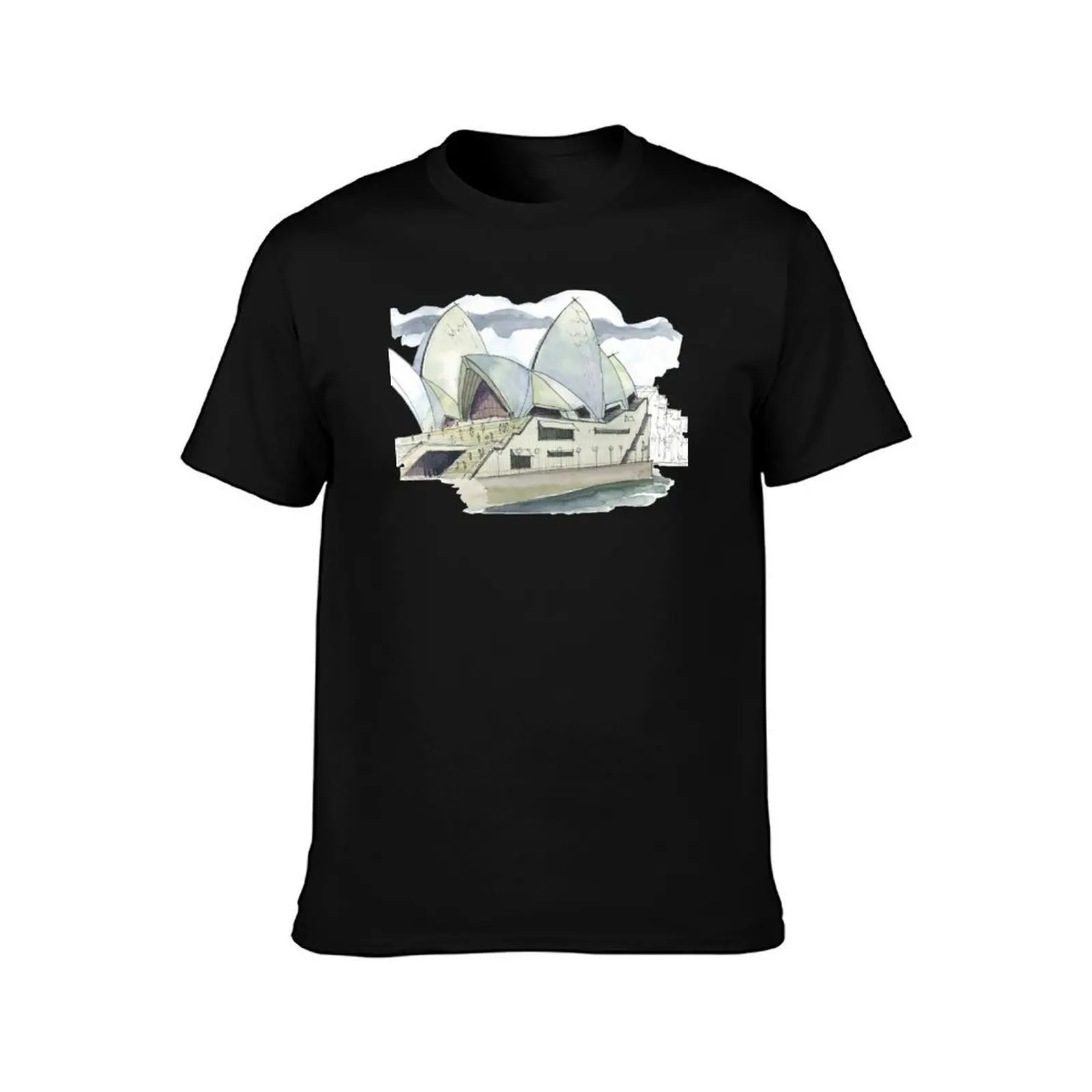 Sydney_no background T-Shirt Sporty Breathable Short Sleeve T-Shirt
