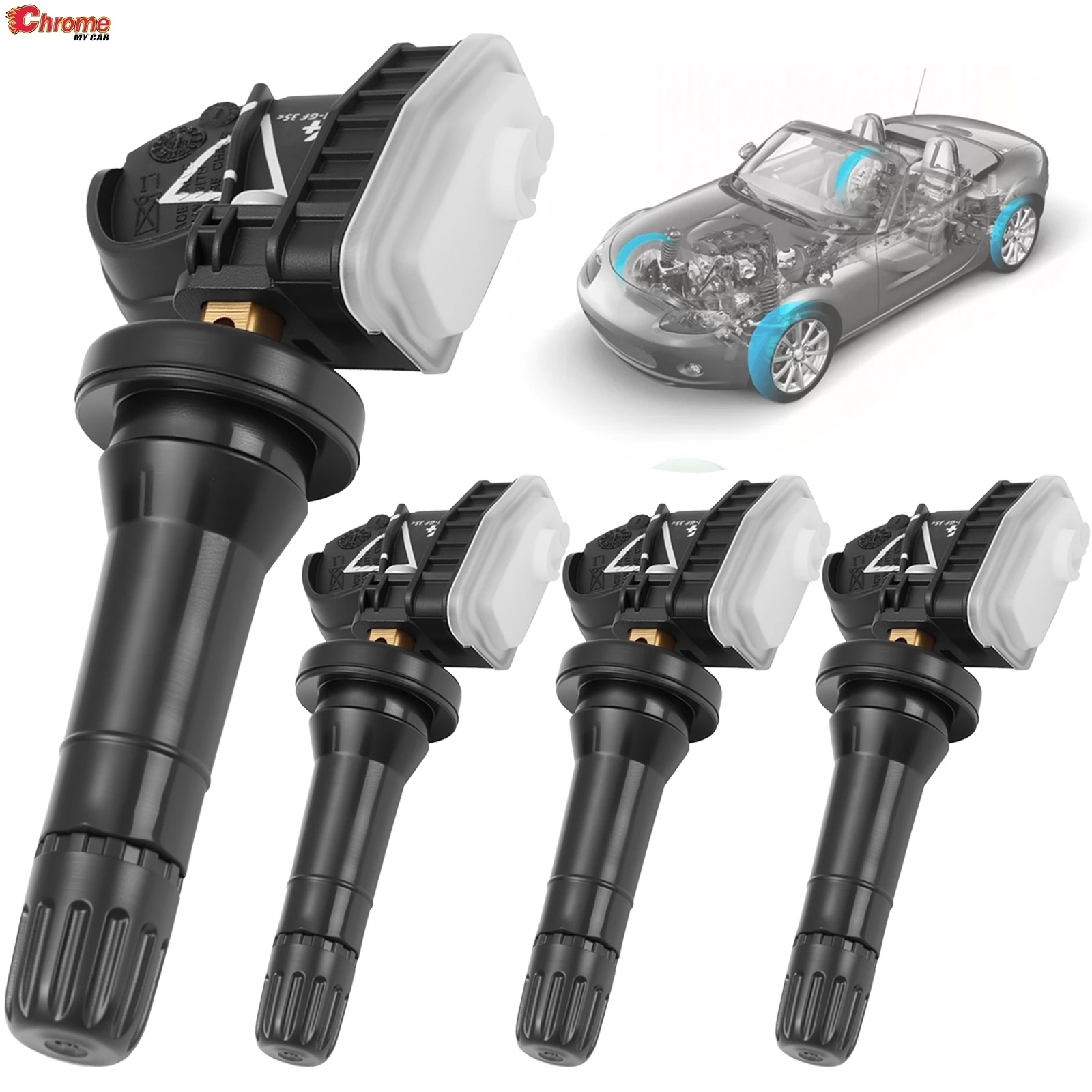 

4 шт. датчик давления в шинах TPMS 433 МГц для Buick Enclave LaCrosse Cadillac CT6 XT5 CTS Chevy Cruze Silverado 13598773 13522955