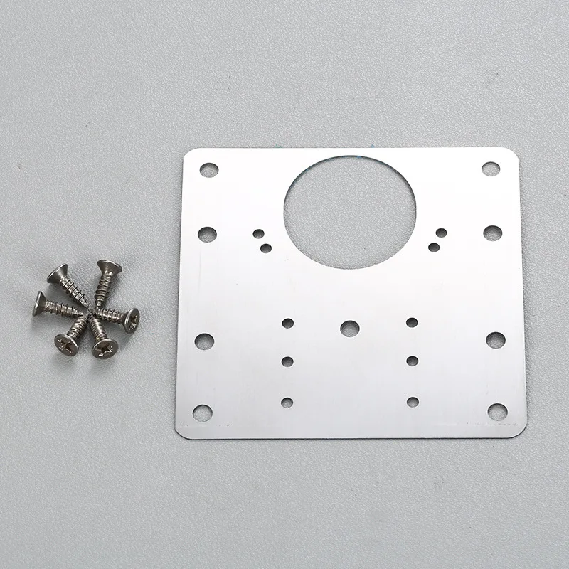 Wholesale Stainless Steel Cabinet Hinge Repair Plate Kit Door Hinge Mounting Plate with Hole for Home Kitchen Cupboard Furniture