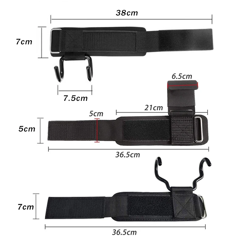 Weight Lifting Hook Grips With Wrist Wraps Hand-Bar Wrist Strap Gym Fitness Hook Weight Strap Pull-Ups Power Lifting Gloves