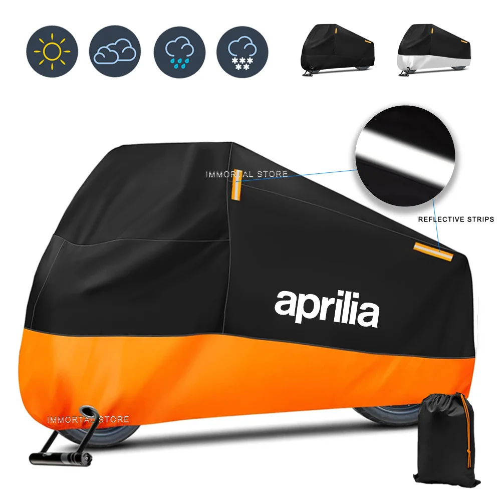 For Aprilia RSV4 RS660 RS4 RS125 Tuono V4 APR GPR150 GPR125 GPR250 Motorcycle Cover Outdoor Rain Dustproof UV Protector Covers