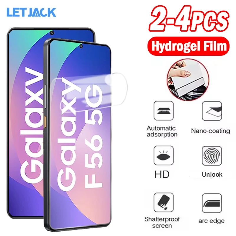 

2-4Piece Hydrogel Film Screen Protector for Samsung Galaxy F56 F36 F16 F06 F55 F15 F05 F54 A34 A24 A14 A04 A33 A23 A13 Soft Film