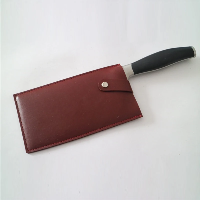 Capa protetora de couro para faca de chef, resistente, para açougueiro, cutelo, picador, à prova d'água, saco de armazenamento, portátil, protetor de cozinha