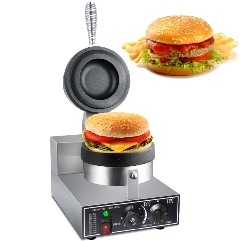 HPH2O Electric UFO Burger Machine 1300W Panini Press Machine Non-stick Coating Burger Sandwhich UFO Burger Machine Baking Maker