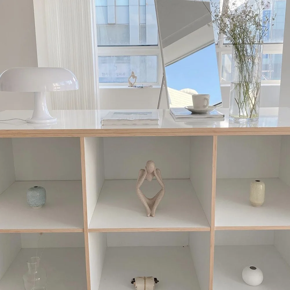 

Sandstone Decoration Abstract Sculpture Exquisite Household Art for Living Room Bedroom Party Tabletop Decorative Statue