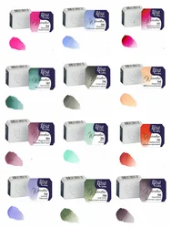 2.5ml Solid Watercolor Full Block 60 Colors Optional Artist Watercolor Paint Master Level Watercolor Painting Works Art Supplies