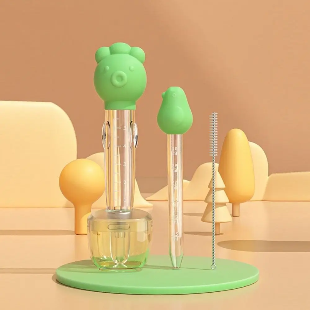 Portable Cartoon Shape Baby Medicine Feeder Safety Cute Baby Liquid Feeder Soft Anti Choking Baby Water Dispenser Toddler view 4