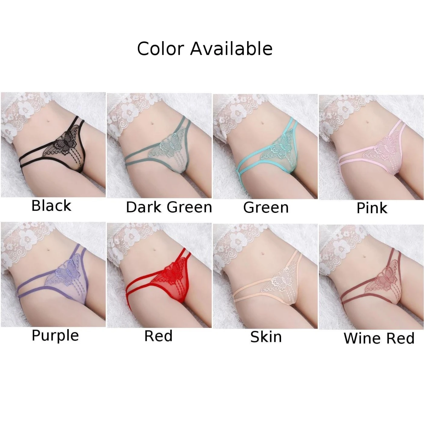 Panties Womens Briefs Seamless Sexy Triangle Lingerie Mesh Nylon All Seasons Breathable Casual Solid Comfortable