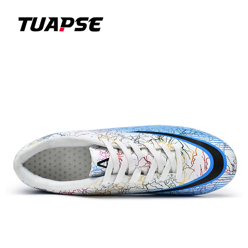 TUAPSE Brand Men Soccer Shoes FG Football Shoes Youth Football Boots Comfortable Breathable Athletic Training Cleat